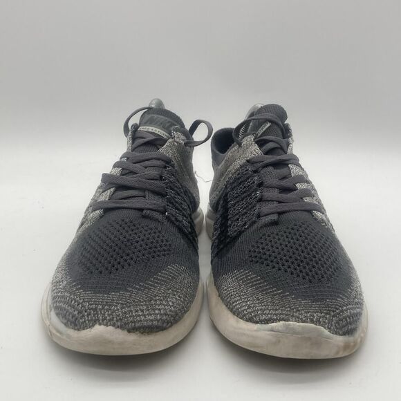 Women Size 8.5 Nike Free Running Shoes Gray Ombre Fabric Lace Sneaker 631050-002 - Picture 2 of 9